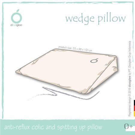 Dooglee Wedge Pillow Bantal Miring Bayi Anti Kolik Ergonomis