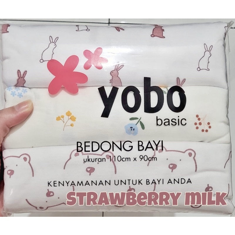 MIXED PACK YOBO Baby Swaddle Wraps Set of 3 | BEDONG BAYI (PACK)