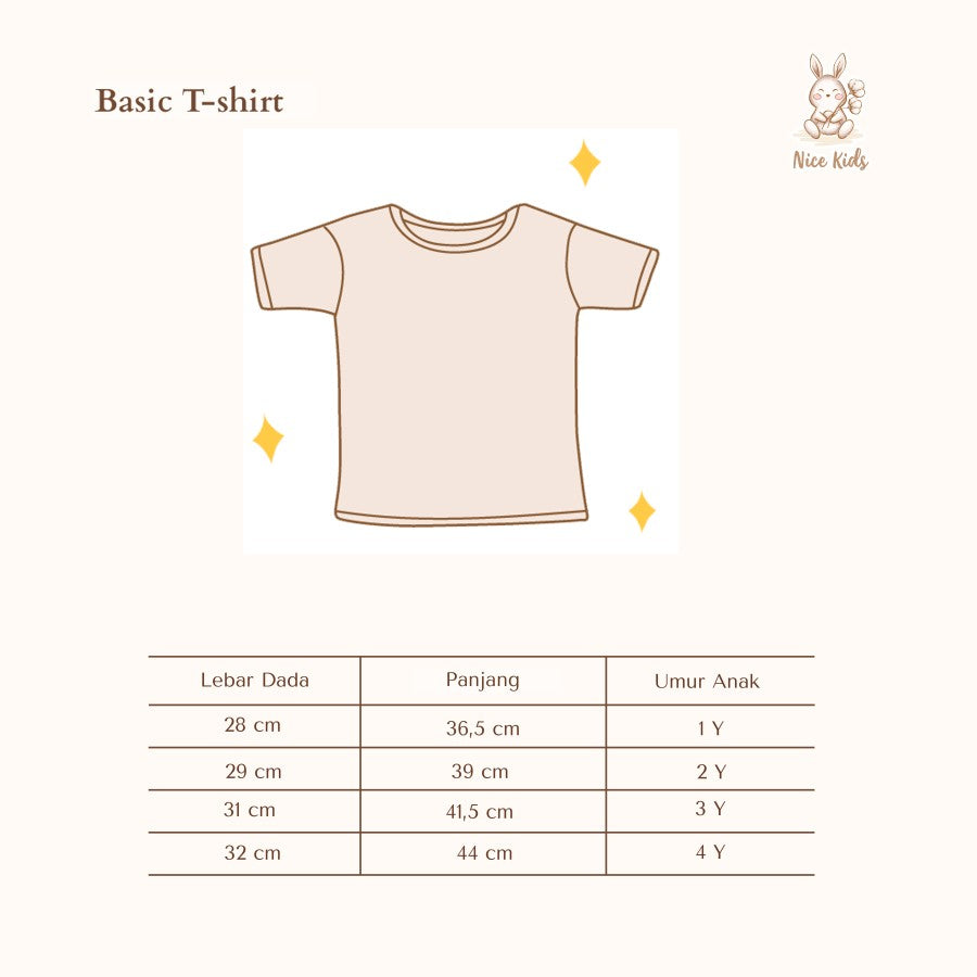 Nice Kids Basic Tshirt Kaos