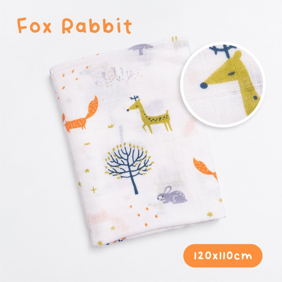 MemoryLife Essentials - Premium Baby Muslin Blankets Swaddle Bedong