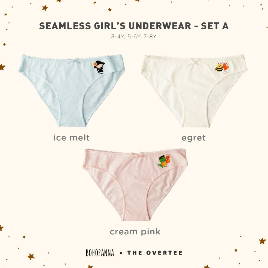 BOHOPANNA - BOHOPANNA X THE OVERTEE GIRLS UNDERWEAR SET - CELANA DALAM