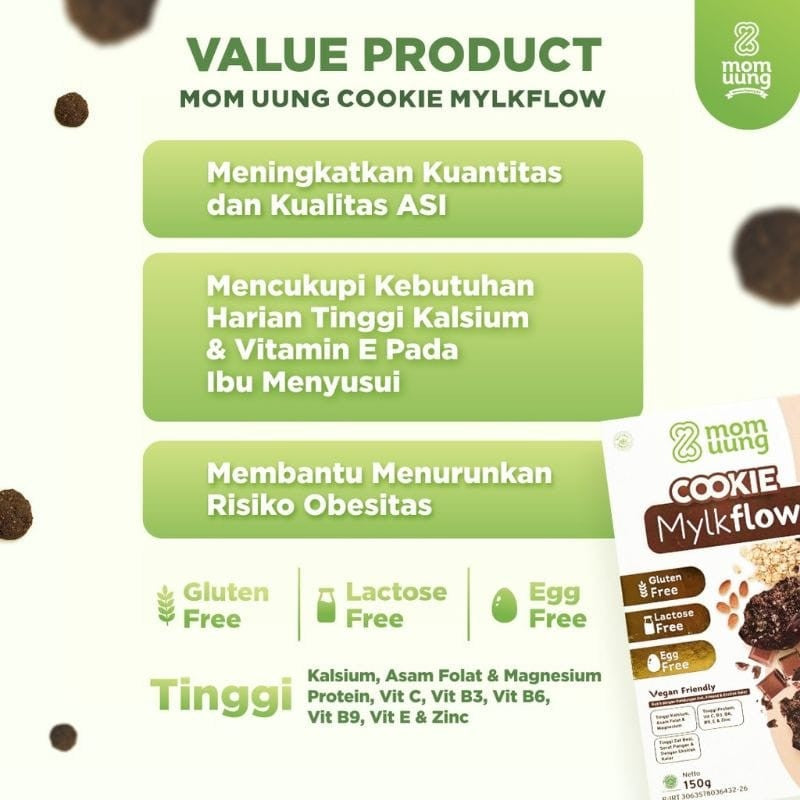 COOKIE MOMUUNG 150gr / Mylkflow cookies MOM UUNG cookies