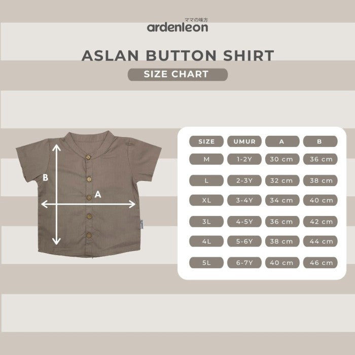 Ardenleon Atasan Anak Boys Aslan Button Shirt 1.0