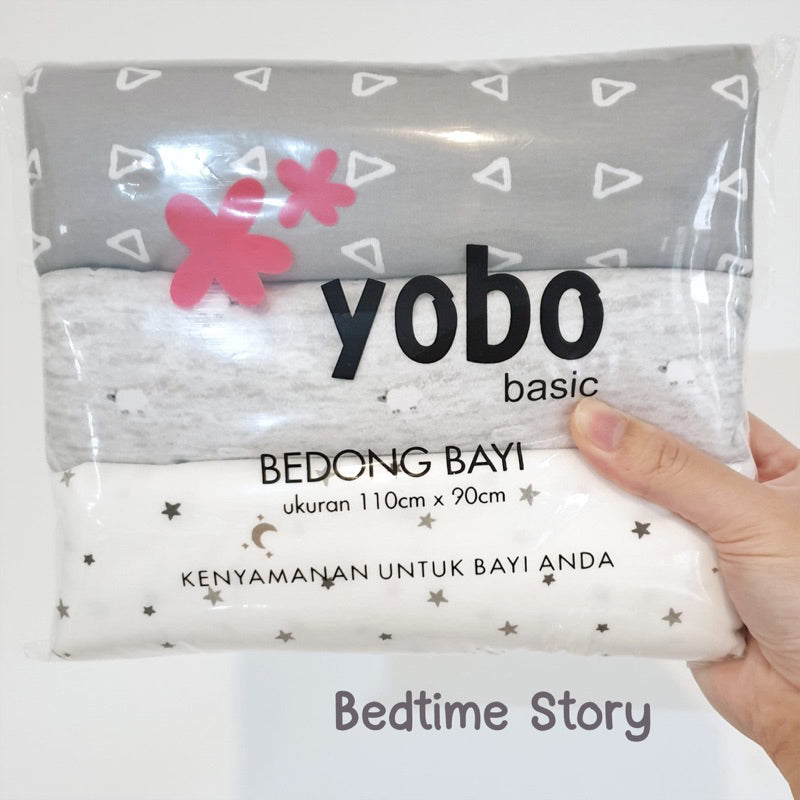 MIXED PACK YOBO Baby Swaddle Wraps Set of 3 | BEDONG BAYI (PACK)