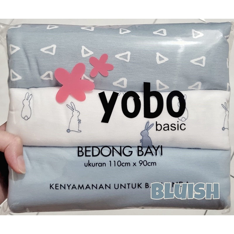 MIXED PACK YOBO Baby Swaddle Wraps Set of 3 | BEDONG BAYI (PACK)