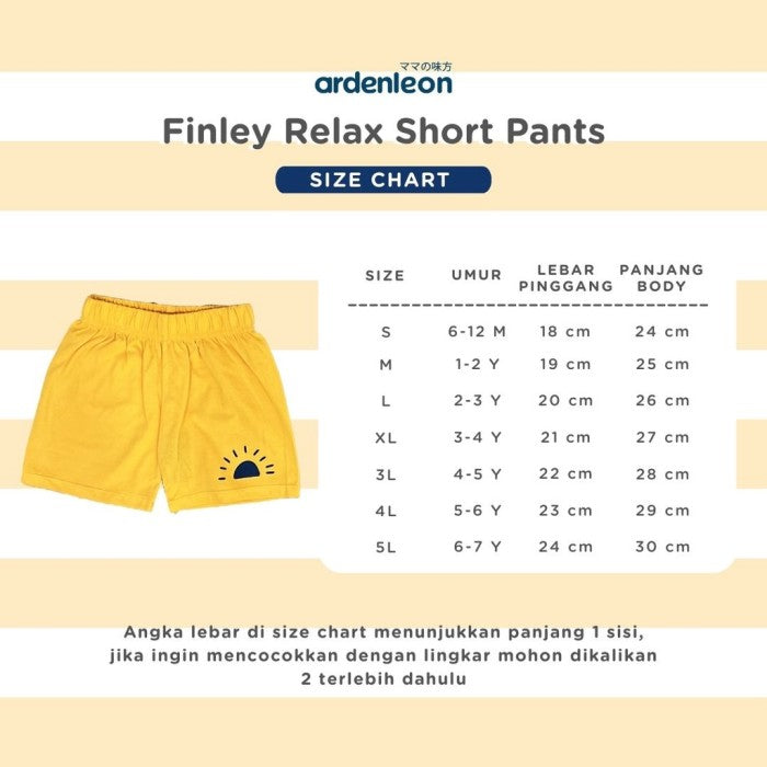 ARDENLEON Celana Pendek Anak Finley Relax Short Pants