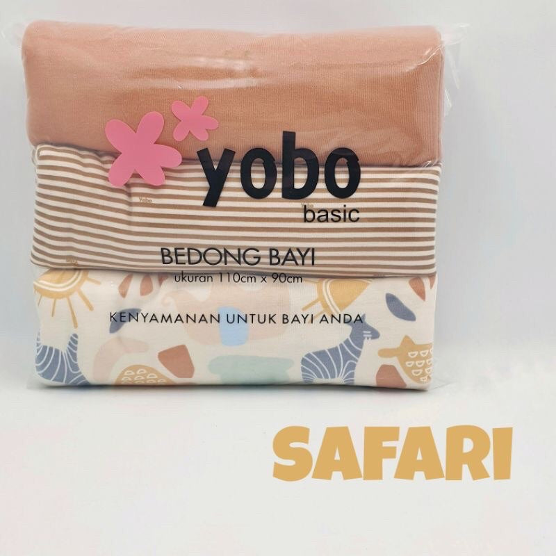 MIXED PACK YOBO Baby Swaddle Wraps Set of 3 | BEDONG BAYI (PACK)