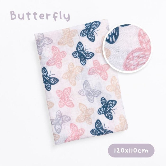 MemoryLife Essentials - Premium Baby Muslin Blankets Swaddle Bedong