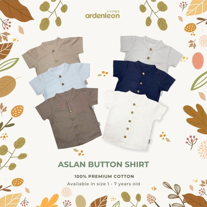 Ardenleon Atasan Anak Boys Aslan Button Shirt 1.0