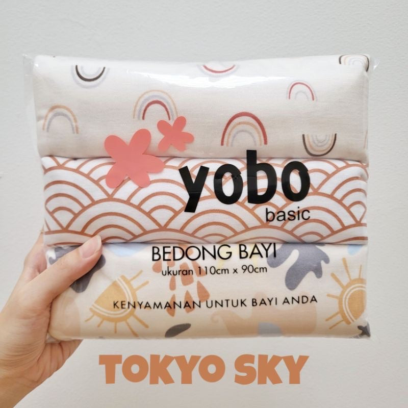 MIXED PACK YOBO Baby Swaddle Wraps Set of 3 | BEDONG BAYI (PACK)
