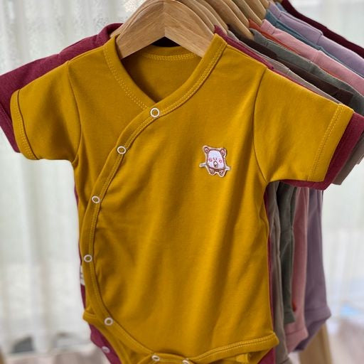 Cocopop Baby COCO Kimono Jumper ( Baju Polos Kaos Katun Bayi Cotton