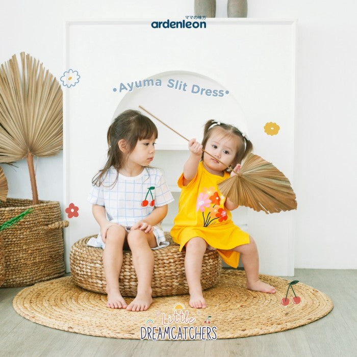 ARDENLEON Rok Anak Perempuan Ayuma Slit Dress