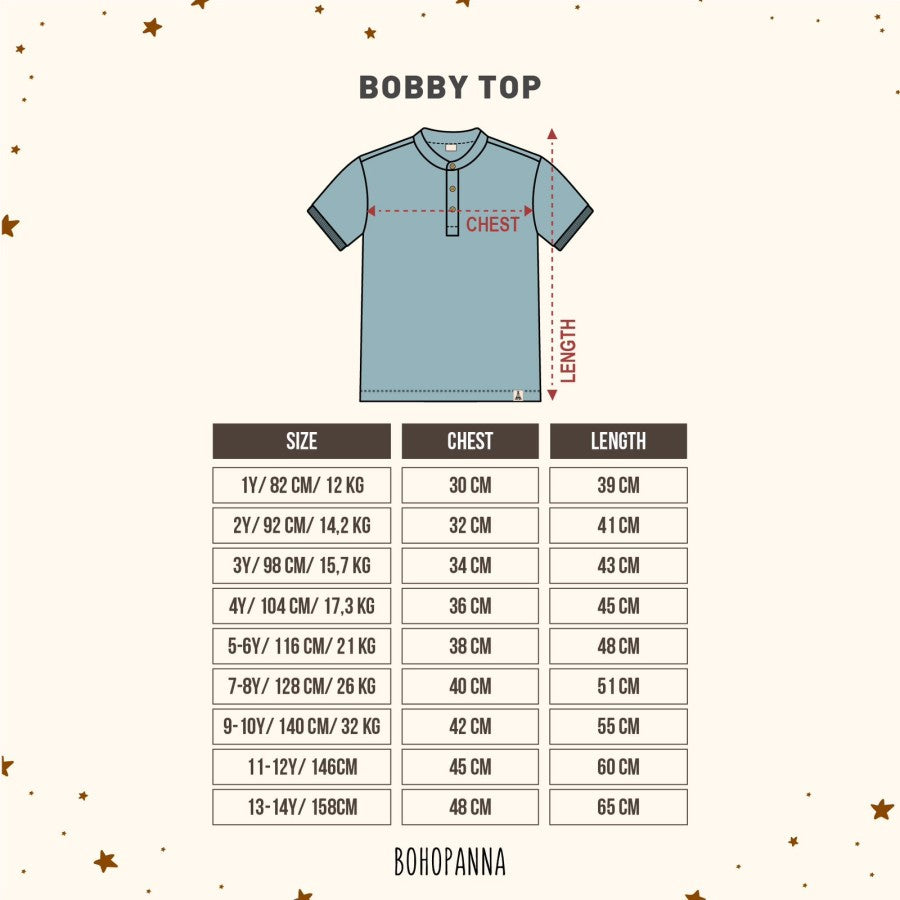 BOHOPANNA - BOBBY TOP - ATASAN ANAK LAKI - LAKI