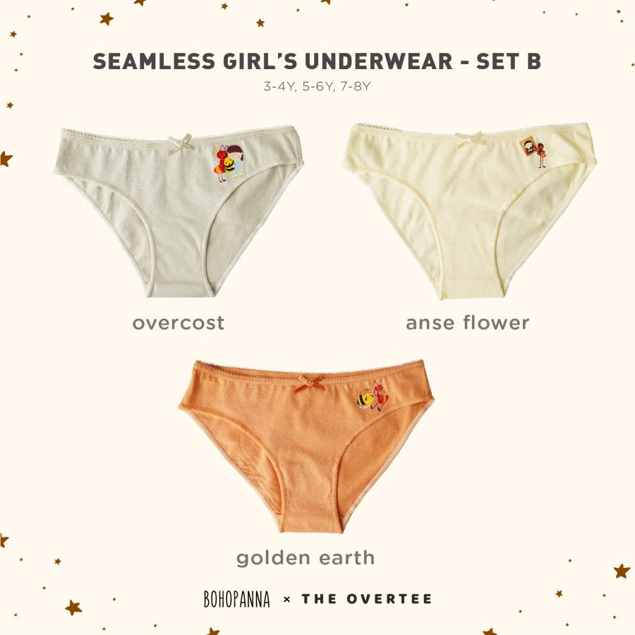 BOHOPANNA - BOHOPANNA X THE OVERTEE GIRLS UNDERWEAR SET - CELANA DALAM