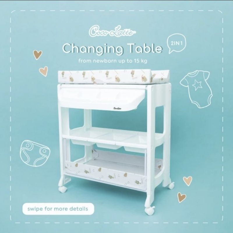 Cocolatte Box Changing Table Cl Cb Baby Tafel 6970A