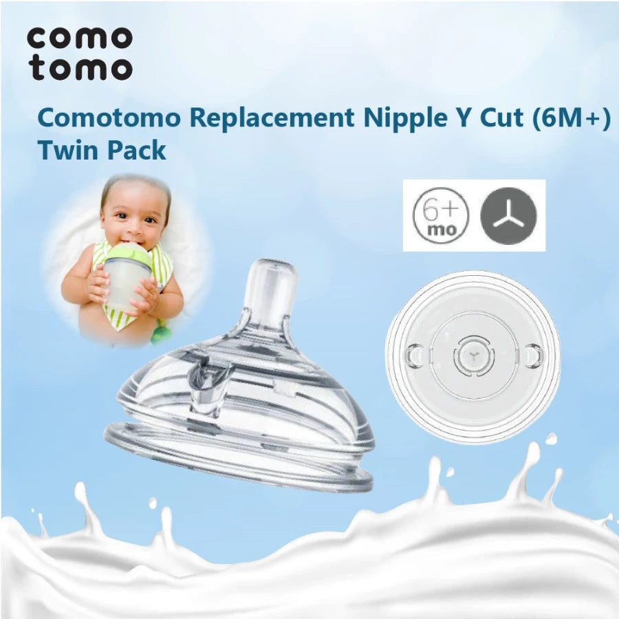 Comotomo Replacement Nipple Twin Pack