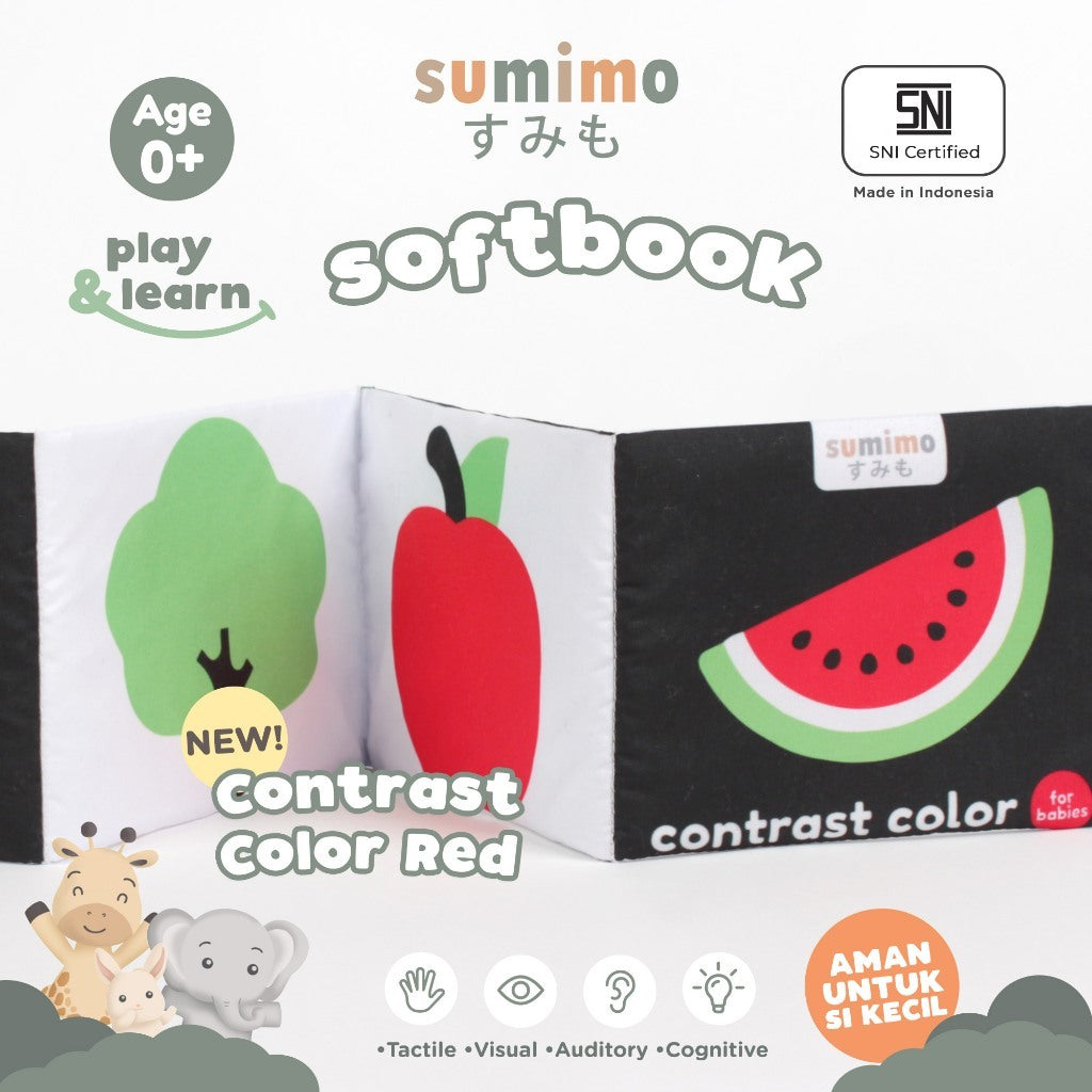 Sumimo Softbook Newborn Buku Halus Bantal