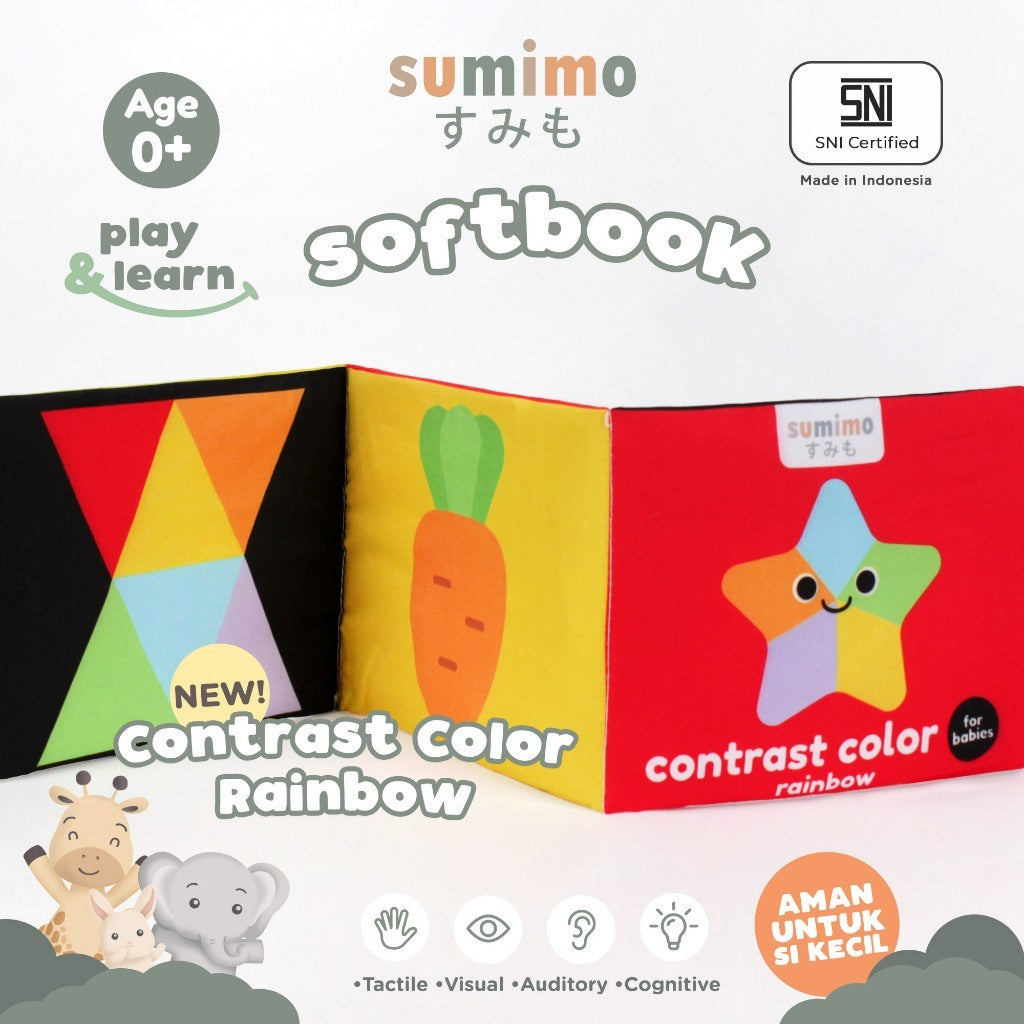 Sumimo Softbook Newborn Buku Halus Bantal