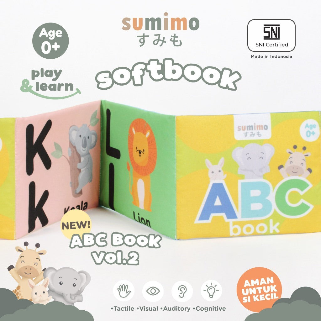 Sumimo Softbook Newborn Buku Halus Bantal