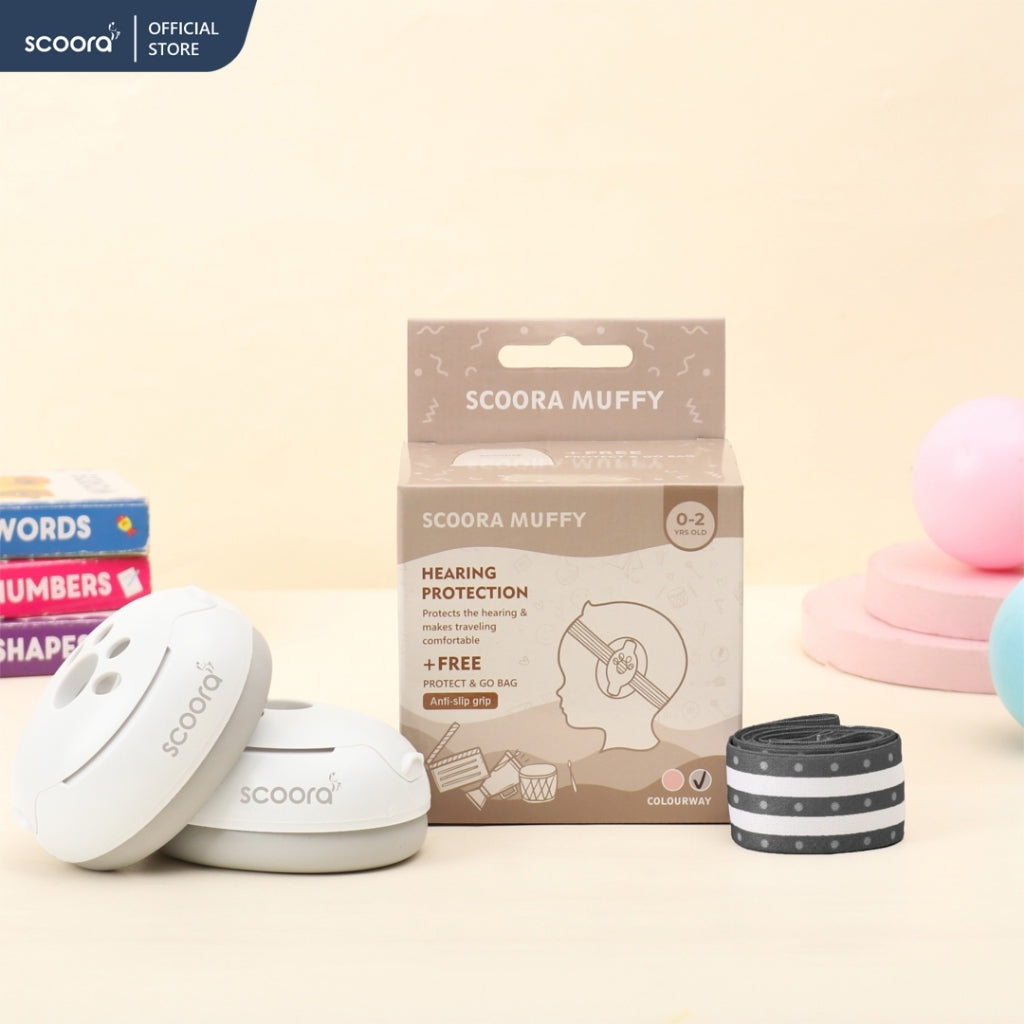 SCOORA Muffy Baby Earmuff Upto 24M Penutup Telinga Pelindung Bayi