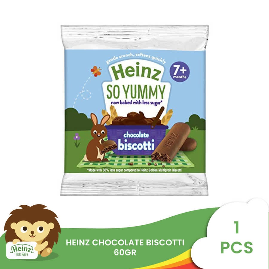 Heinz Biscotti Biskuit 60gr Makanan Snack Bayi MPASI