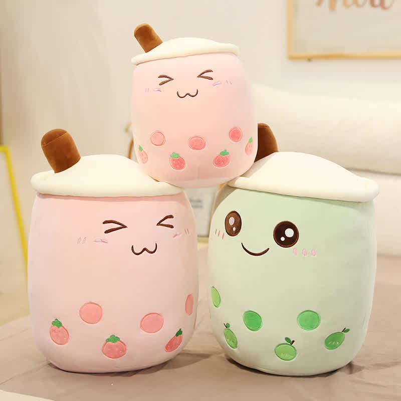 Boneka Gelas Boba Smile 24Cm
