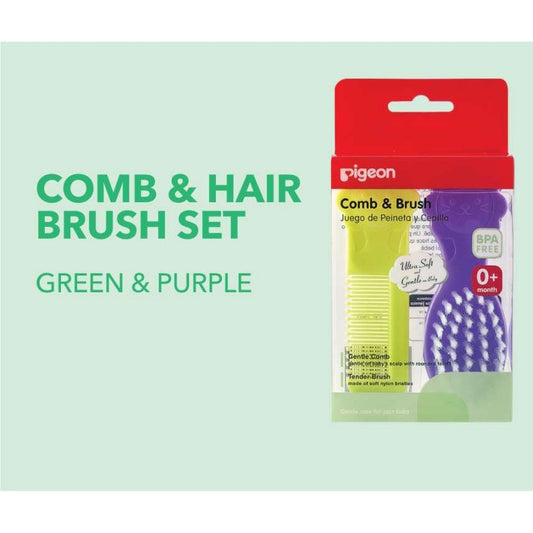 Pigeon Comb & Hair Brush Set