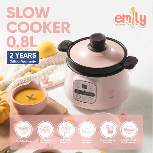 Emily Slow Cooker Claypot 0.8L / Baby & Family Food Maker