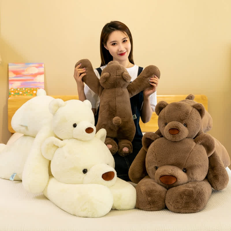 Boneka Beruang Baring Mao