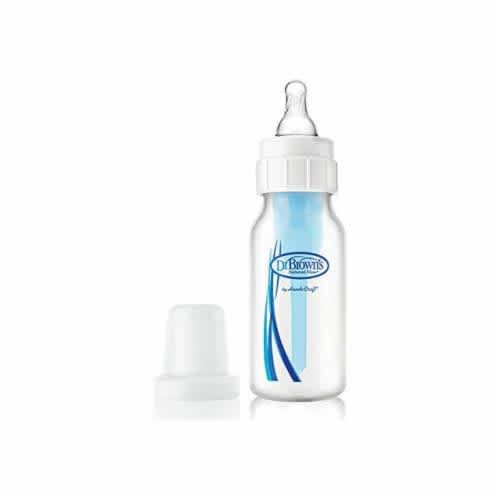 Dr.Brown's 2 oz / 60 ml, 4 oz / 120 ml, 8 oz / 250 ml PP Standard Baby Bottle - Botol Susu Anak