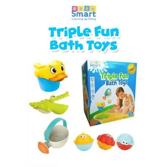 BebeSmart Triple Fun Bath Toys