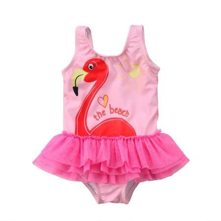 Baju Renang Baby Flamingo Pink