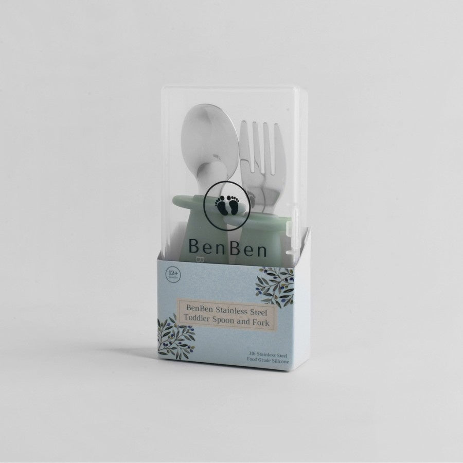 Benben Stainless Toddler Spoon And Fork