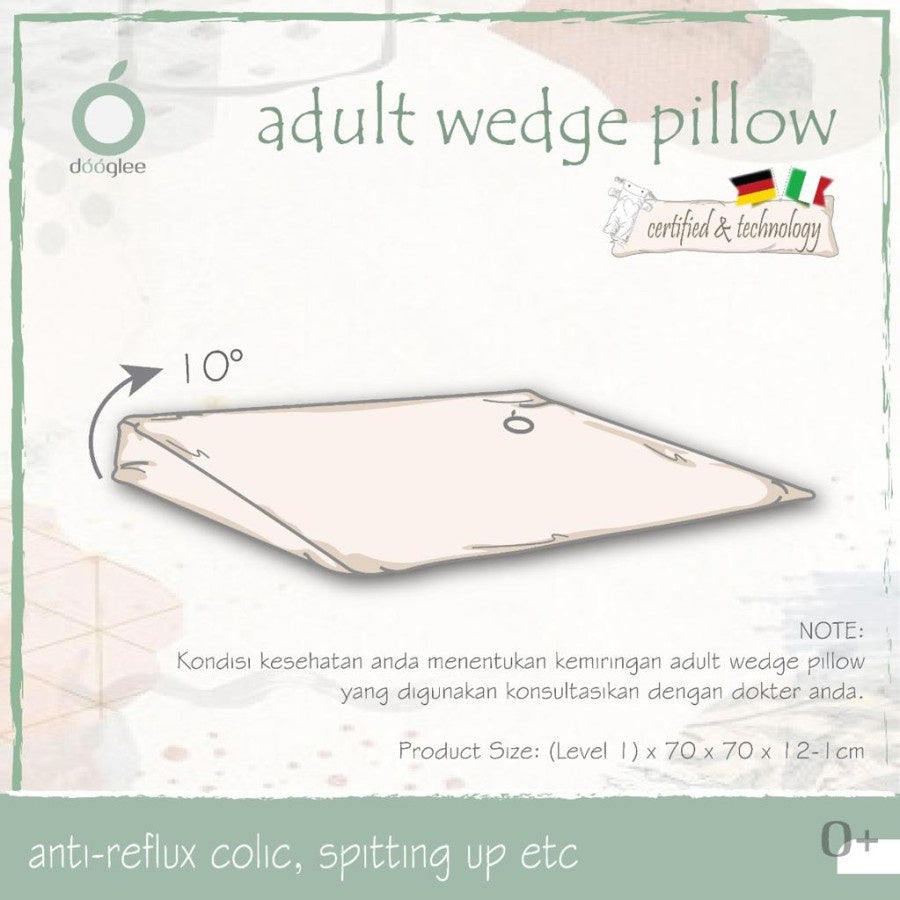 Dooglee Wedge Pillow Plus