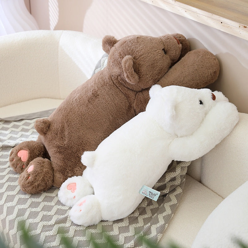 Boneka Beruang Baring Mao