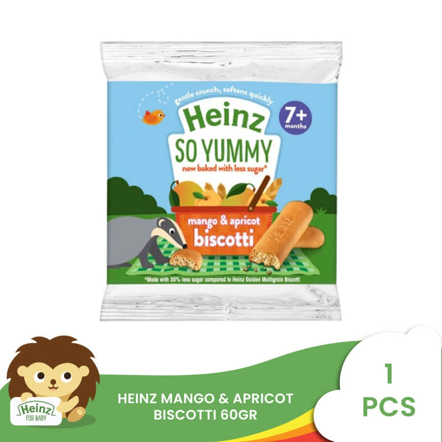 Heinz Biscotti Biskuit 60gr Makanan Snack Bayi MPASI
