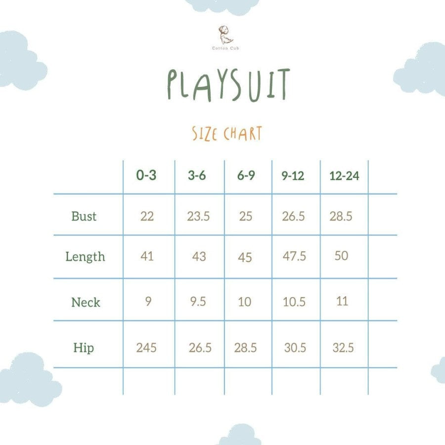 Cotton Cub Playsuit Bodysuit