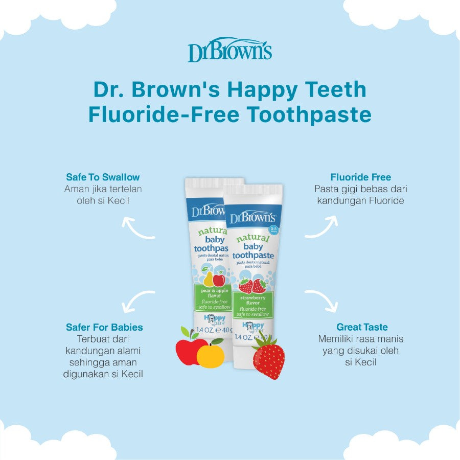 Dr. Brown's Happy Teeth Fluoride-Free Toothpaste