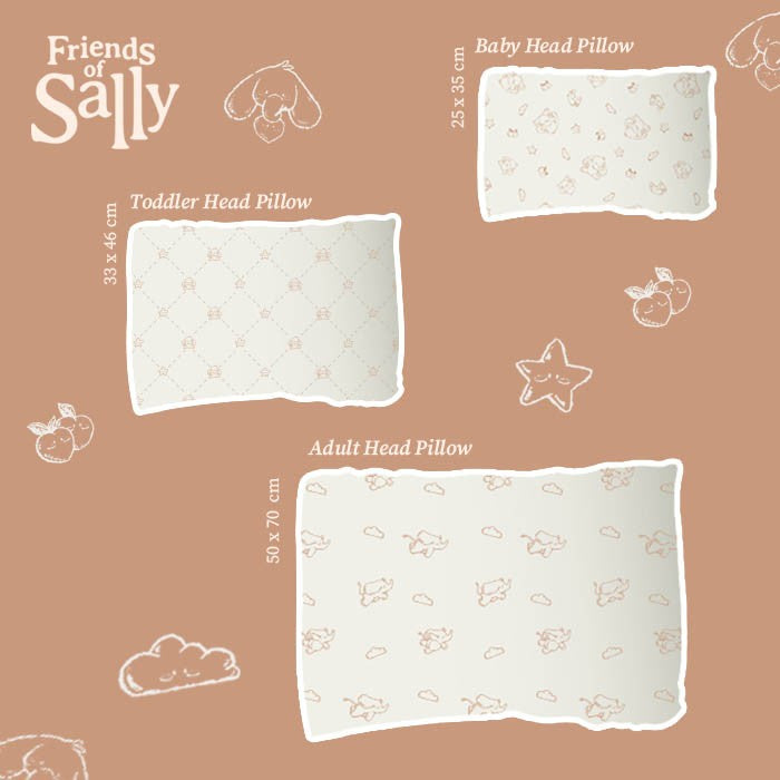 Kids & Adult Head Pillow - Friends of Sally