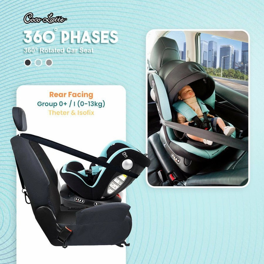 Cocolatte Baby Carseat 360 Phases Cl-Lb 880A