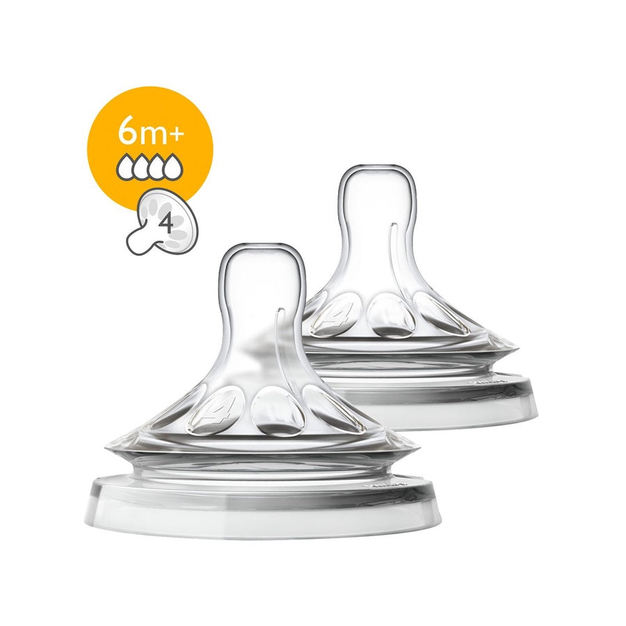 Avent Teat Natural 2Pcs Nipple Botol Phillips Avent Wide Neck