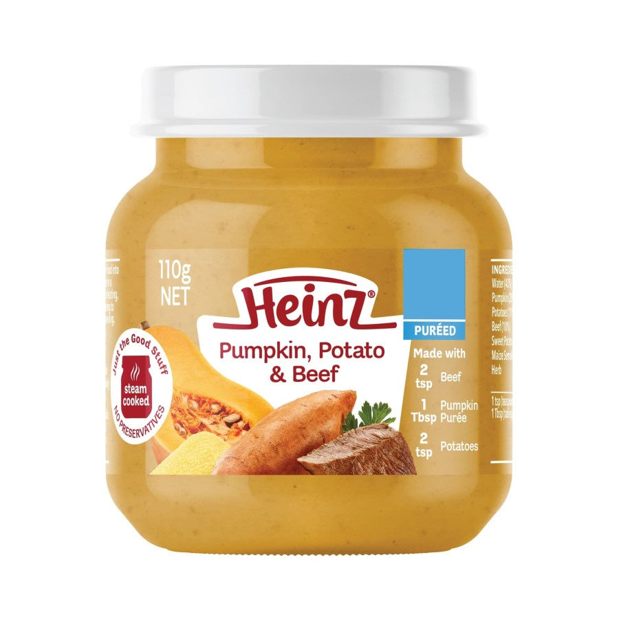 Heinz Baby Jar Pumpkin Potato & Beef 110 Gr