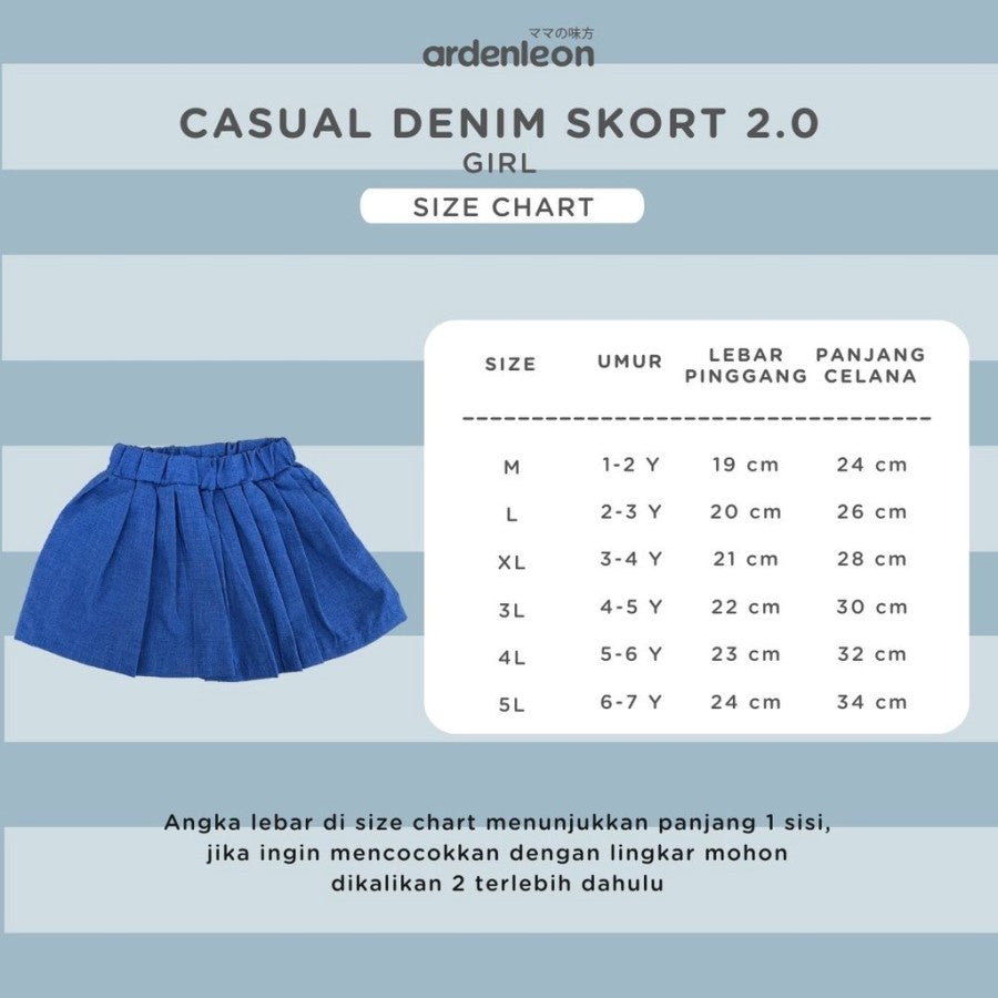 Ardenleon Girl Denim Skort 2.0 Kcl