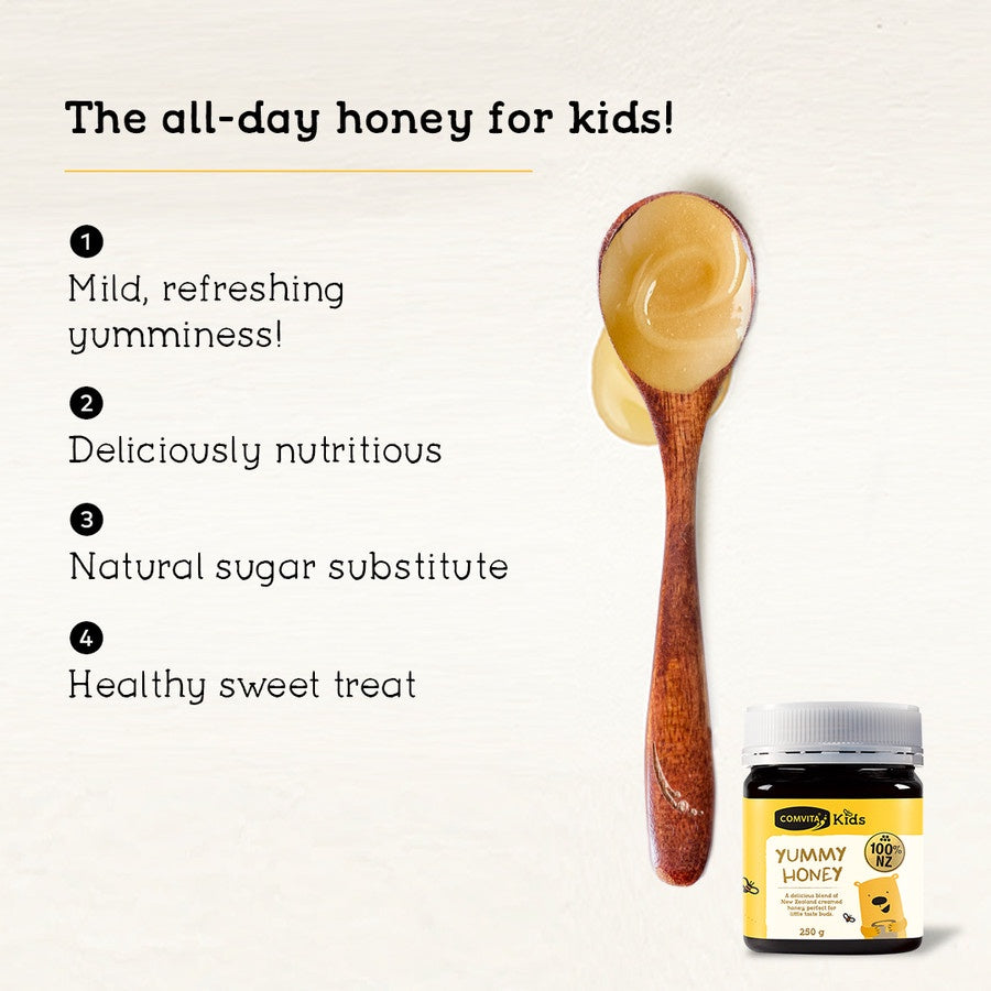 Comvita Kids Yummy Honey 500g Madu Anak Murni Alami Asli New Zealand