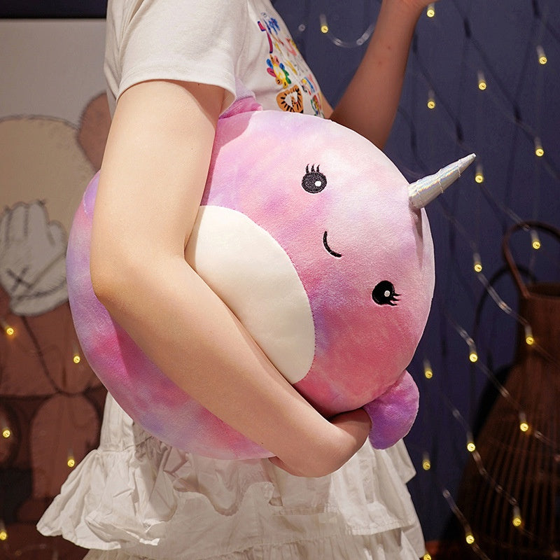 Boneka Unicorn Rainbow Mirip Squishmallows 40Cm