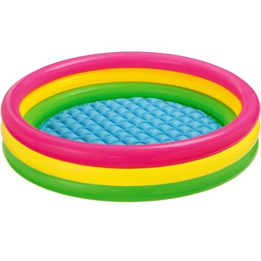 INTEX SUNSET GLOW POOL 57412 Kolam Renang Anak Pelangi Sedang 114x25cm