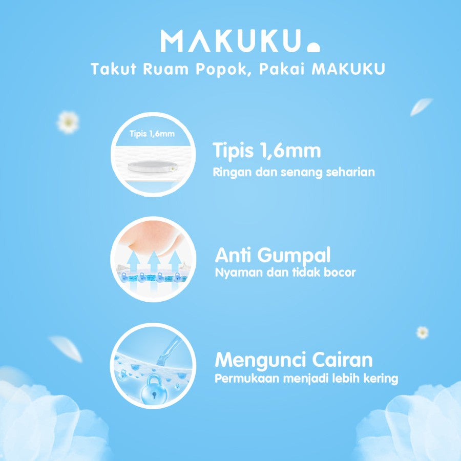 MAKUKU SAP Diapers Slim/Popok bayi Anti Gumpal Tape S38
