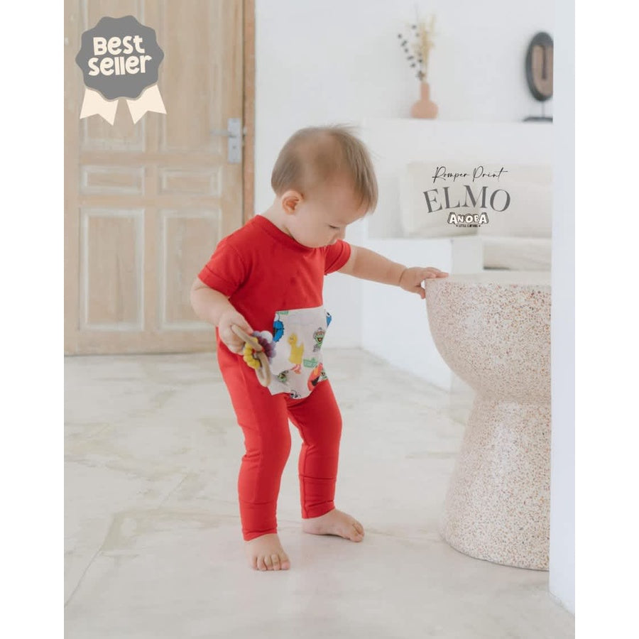 Baju Anak Laki laki & Perempuan / Jumpsuit - Elmo