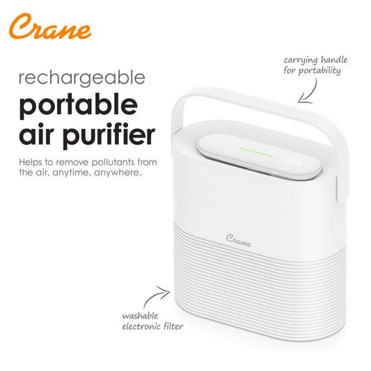 CRANE RECHARGEABLE PORTABLE AIR PURIFIER