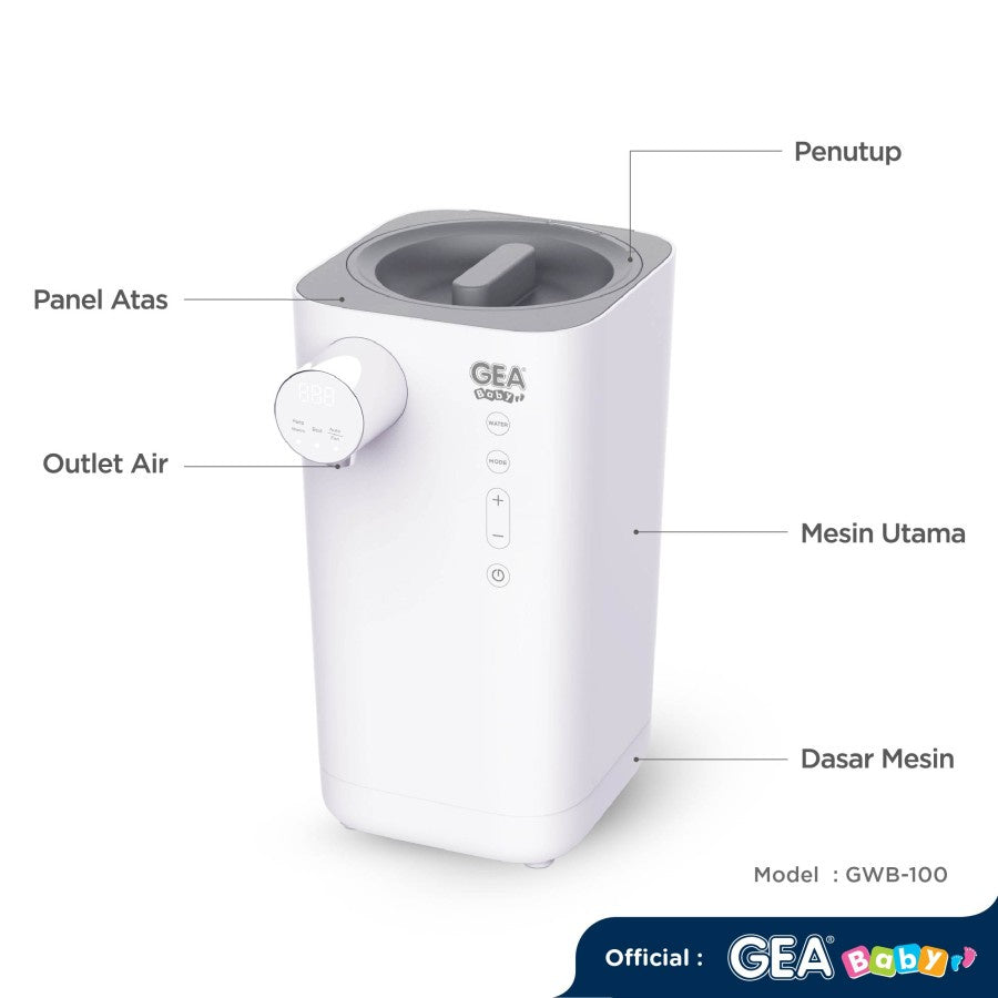 GEA Baby Smart Digital Water Boiler GWB-100 / pemanas air